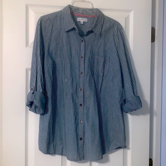 Kim Rogers Striped Shirt - Picture 1 of 2